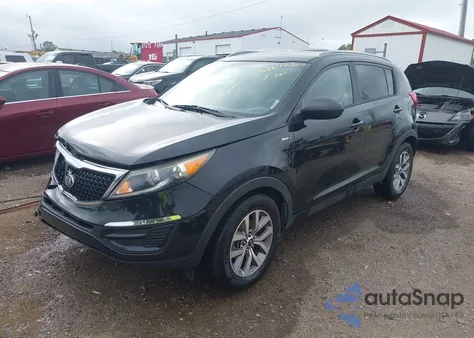 2016 Kia Sportage Lx из США, поврежденный, VIN KNDPBCAC8G7869272